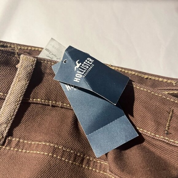 NWT Hollister dads high rise straight leg dad jeans patchwork colour blocking 11 - Picture 10 of 10